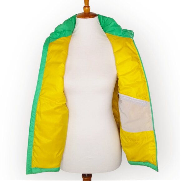 Patagonia Sweater Vest Size Large Puffer Goosedown Feathers Light Green Outdoor - Picture 3 of 11